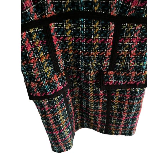 Nanette Lepore Colorful Tweed Sheath Dress - Size 2 - Picture 2 of 7